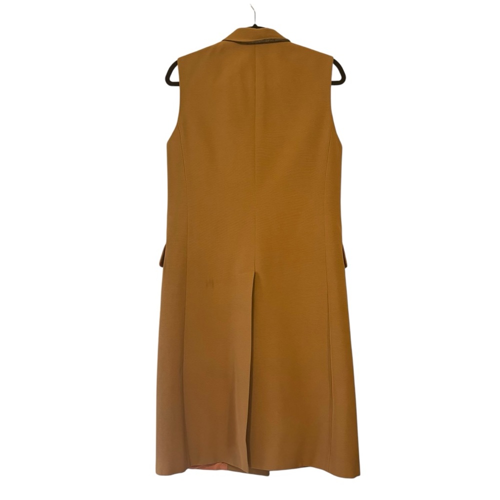 NWOT!! Gucci Long Faile Tan Womens Vest Waistcoat Size 38 - Picture 2 of 12